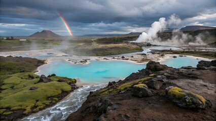 lake in the mountains