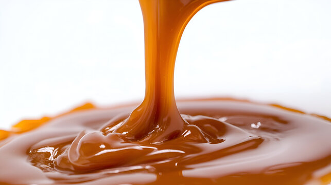 melted chocolate dripping