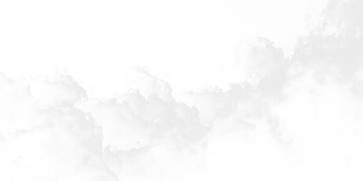Abstract gray clouds on a transparent background with soft patterns resembling natural formations