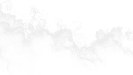 Clouds on a transparent background for use in design projects and creative works, suitable for various applications and themes