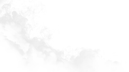 White clouds appear on a transparent background for use in various designs or projects