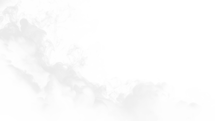 White clouds appear on a transparent background for use in various designs or projects