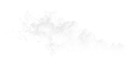 Clouds with a transparent background showing soft shapes and patterns during day time in an open sky without any structures nearby