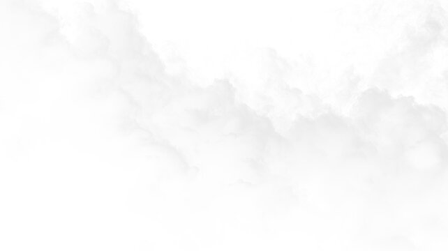 Cloud patterns on a transparent background with soft edges and light colors creating a dreamy effect