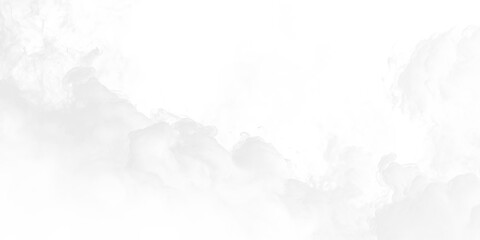Obraz premium Clouds appear above a white background creating a sense of emptiness with light shades of gray moving softly in the air during daylight