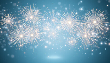 abstract background with fireworks