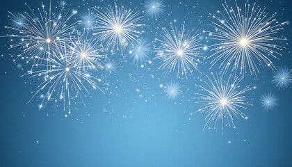 vector illustration of a fireworks background
