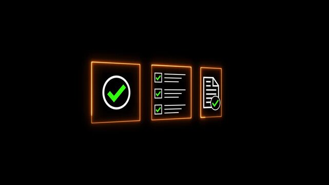Digital checklists for business certification and quality assurance. checking audit documents, focusing on financial audit, regulatory compliance, and internal audit strategies for accurate business 