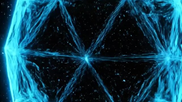 Geometric matrix radiates energy from core