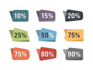 Colorful Discount Tags Collection Boost Sales and Attract Customers