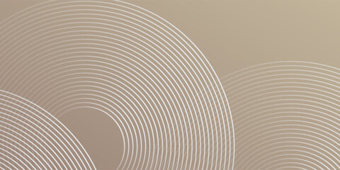 Modern shiny blue circle abstract pattern simple technology line