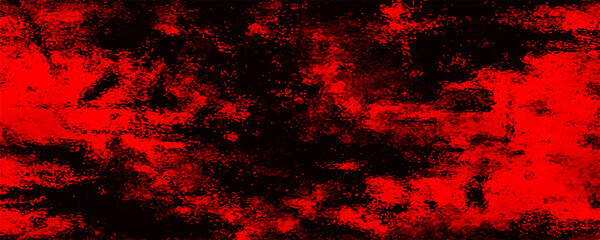 Dark red grunge stripes abstract banner design. Geometric tech vector background