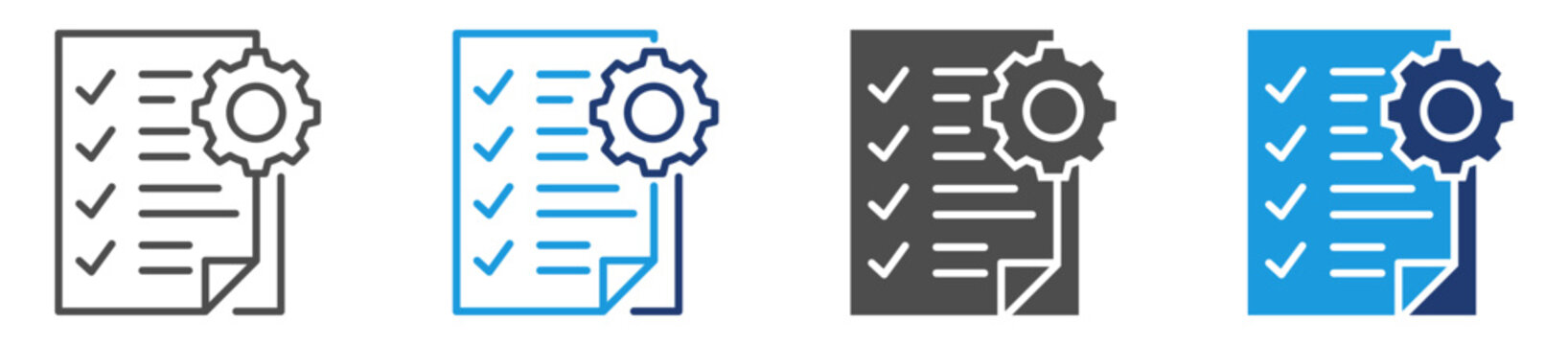 specification quality icon sheet multiple style