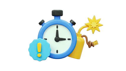 Time Bomb Concept: Deadline Alert