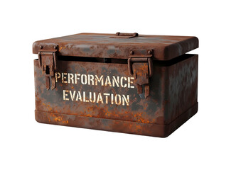 古い金属箱の評価、錆びた表面の質感