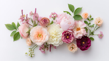 A stunning array of vibrant flowers showcases nature's beauty, captured in a sweet spring display Generative AI