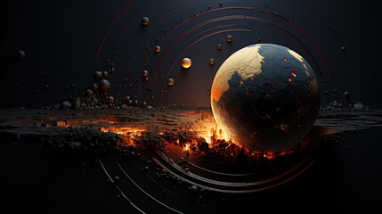 Earth amidst cosmic chaos