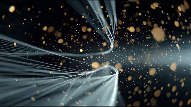 Abstract destruction inspired motion background with controlled impact effects