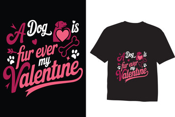 Typography valentine's day, Romantic Happy Love Day Graphic T-Shirt Design