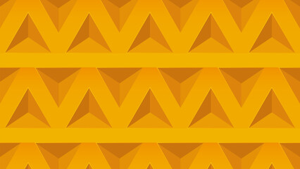 Abstract Yellow Triangle Geometric Background Pattern