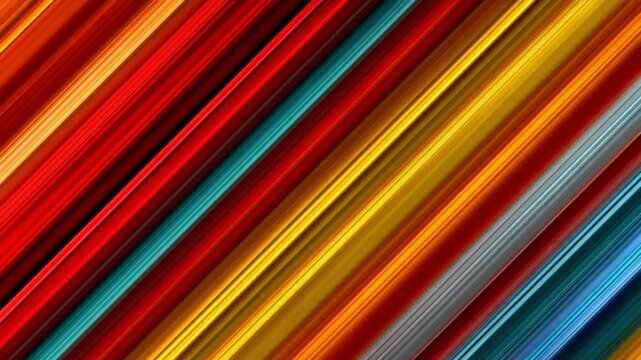 Striking Lines of Color: An eye-catching array of vibrant lines in a spectrum of hues creates a dynamic visual effect, showcasing the dance of light and shadow, and the allure of simplicity.