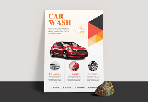 Car Wash Flyer Design Layout