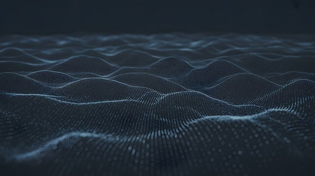 Abstract blue digital network connections - Powered by Adobe