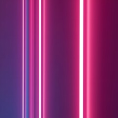 Vibrant neon pink and purple gradient background with glowing vertical lines, abstract futuristic design