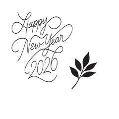 Abstract Happy New Year 2026