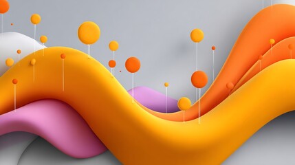 Financial dashboard style abstract background generic shape only