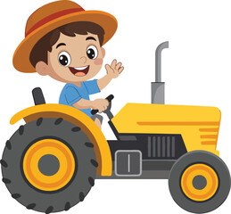 farmer with tractor