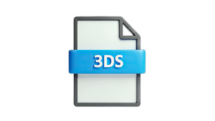 3DS File Icon on White Background