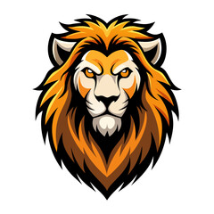 Obraz premium Majestic Lion Head Mascot Logo Vector Illustration