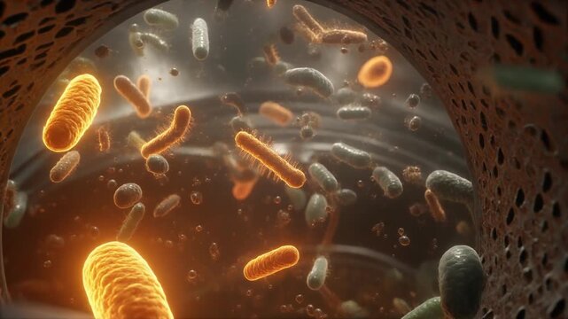 酵母　細菌　顕微鏡　生成AI