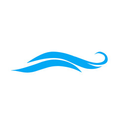Water wave icon vector 