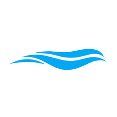 Water wave icon vector 