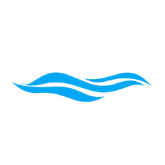 Water wave icon vector 