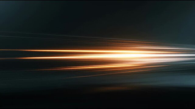 Abstract motion blur transition with flowing light creating dynamic visual effect in dark environment