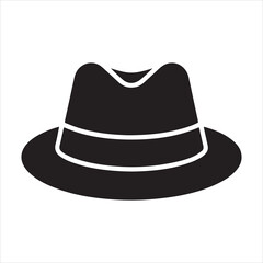 fedora hat glyph icon
