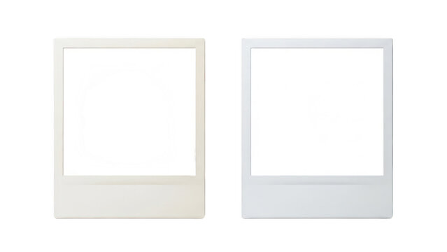 Beautiful Polaroid frame Design Illustration isolated on transparent background