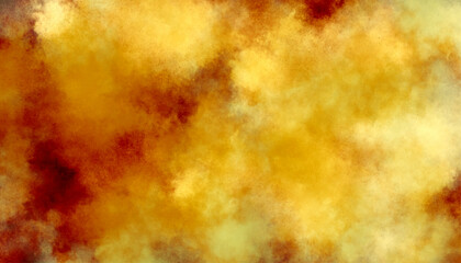 Obraz premium Golden Yellow Orange Abstract Watercolor Texture Background