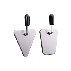 trowel 3d render icons