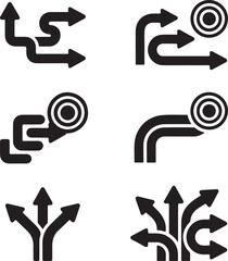 Target Icon Vector &ndash; Minimal Bullseye Symbol Isolated on White Background