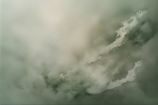 Abstract motion of a misty waterfall flowing from a window and pipe against a dark stormy sky with blue moonlight and white clouds.