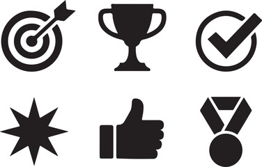 Target Icon Vector &ndash; Minimal Bullseye Symbol Isolated on White Background