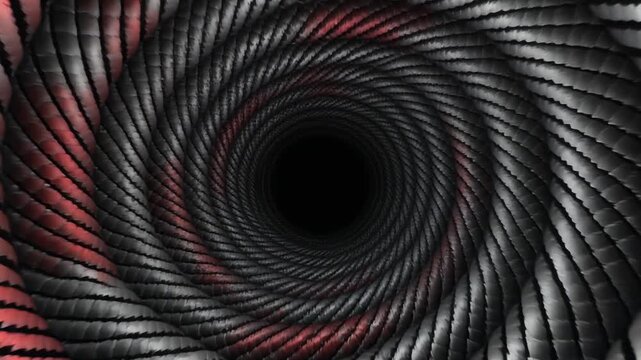 Abstract Black Creature Crawling Over Sparkling Diamonds Macro Shot