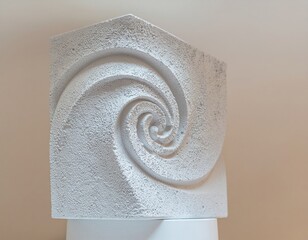 Abstract Spiral Sculpture