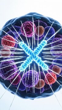 Analyzing Cells Attacking Dna Structures in Microscopic View