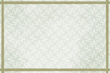 Elegant vintage floral pattern background featuring a soft ornamental damask texture with a subtle rectangular frame. Ideal for invitations, stationery, posters, and classic design projects.