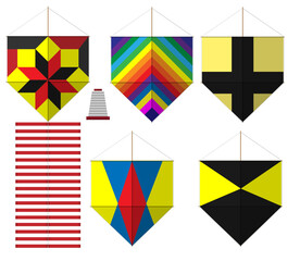 Brazilian Children's Kite Toys Models